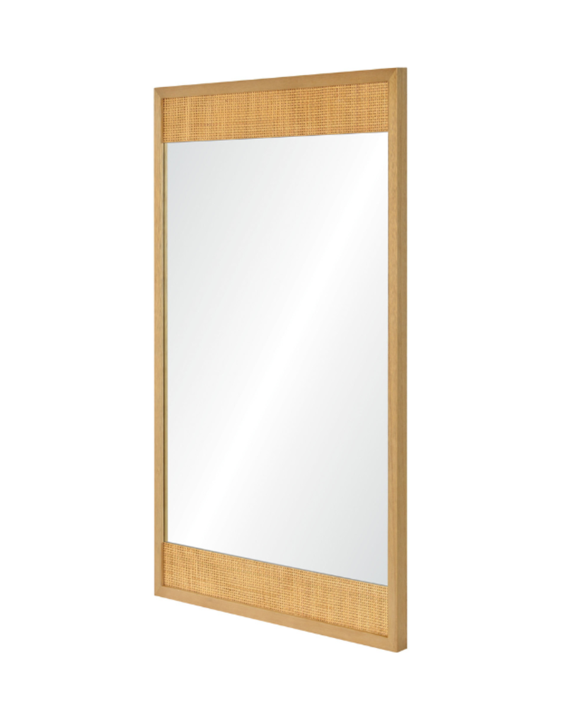 Ampato Rattan & Wood Mirror
