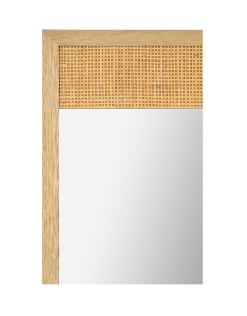 Ampato Rattan & Wood Mirror