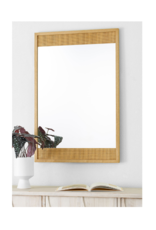 Ampato Rattan & Wood Mirror