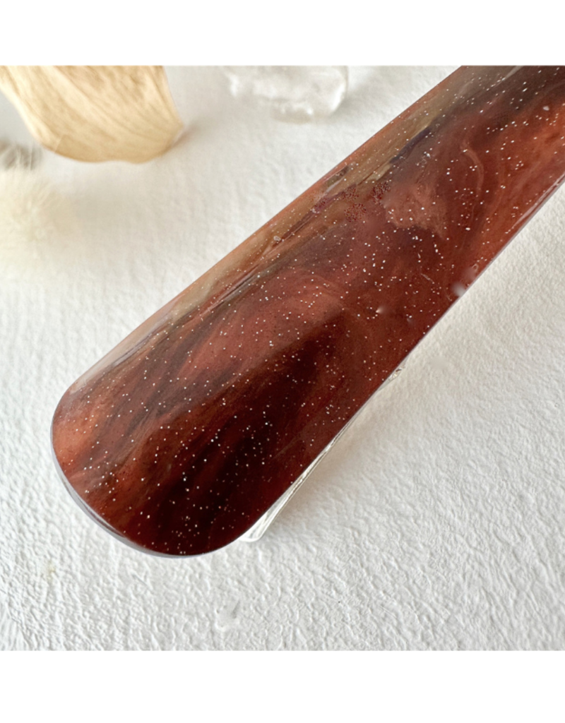 Pika & Bear Ibis Extended Bird Beak Burgundy Hair Claw by Pika & Bear