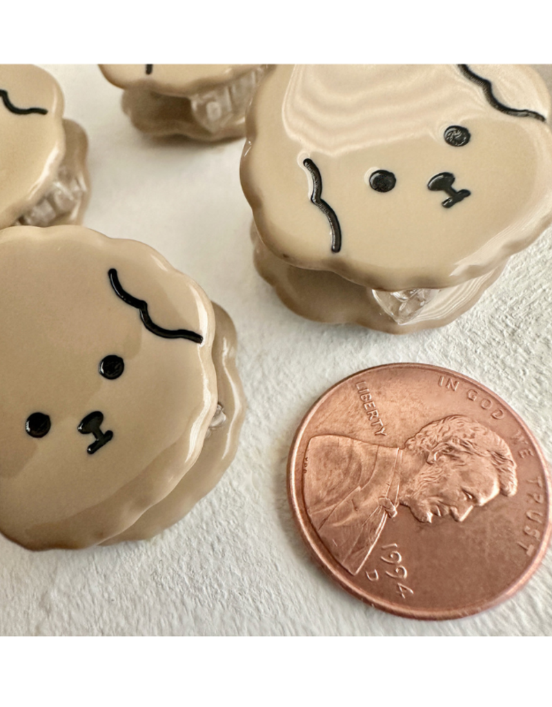 Pika & Bear Speck Mini Dog Tan Hair Claw by Pika & Bear