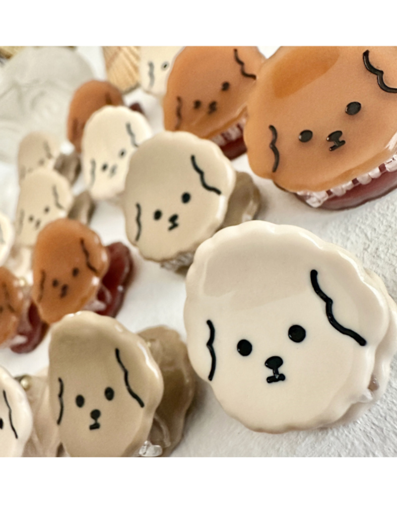 Pika & Bear Speck Mini Dog Tan Hair Claw by Pika & Bear