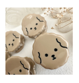 Pika & Bear Speck Mini Dog Tan Hair Claw by Pika & Bear