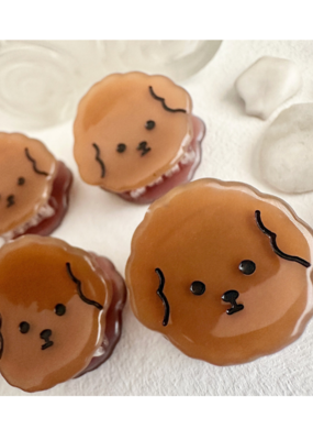 Pika & Bear Speck Mini Dog Brown Hair Claw by Pika & Bear