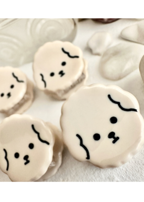 Pika & Bear Speck Mini Dog Cream Hair Claw by Pika & Bear