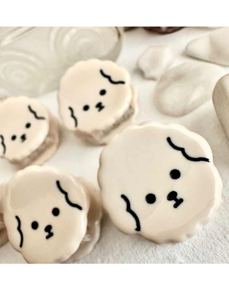Pika & Bear Speck Mini Dog Cream Hair Claw by Pika & Bear