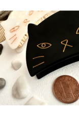 Pika & Bear Miser Grumpy Cat Black Hair Claw by Pika & Bear