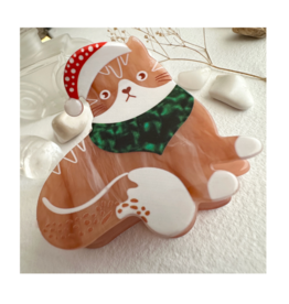 Pika & Bear Gingerbread Festive Cat Hair Claw by Pika & Bear