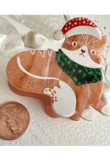 Pika & Bear Gingerbread Festive Cat Hair Claw by Pika & Bear