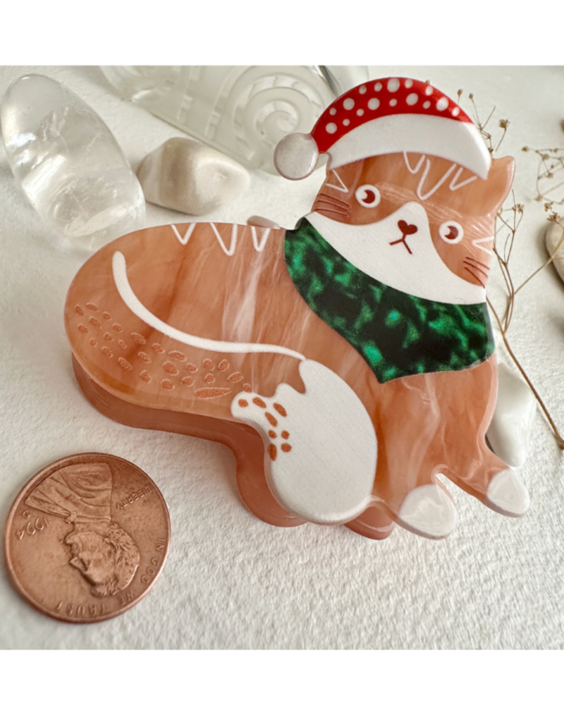 Pika & Bear Gingerbread Festive Cat Hair Claw by Pika & Bear