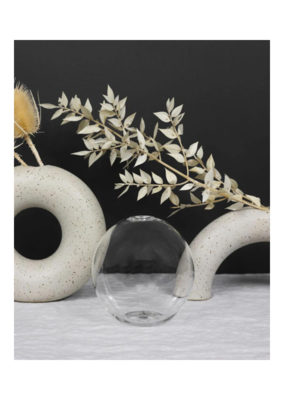Everlasting Candle Co Neva Vase in Clear by Everlasting Candle Co.