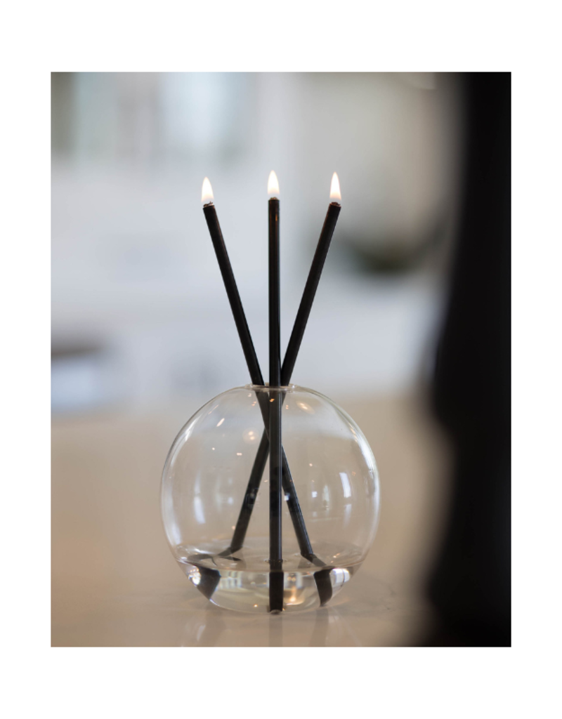 Everlasting Candle Co Neva Vase in Clear by Everlasting Candle Co.