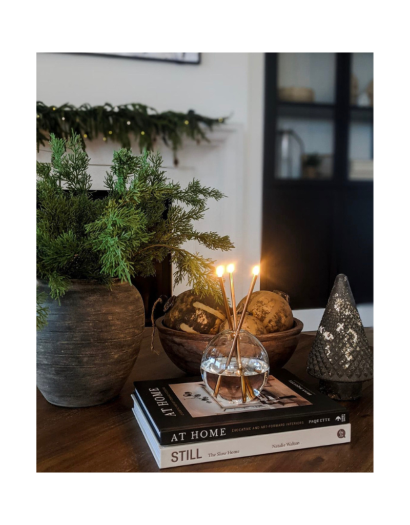 Everlasting Candle Co Neva Vase in Clear by Everlasting Candle Co.