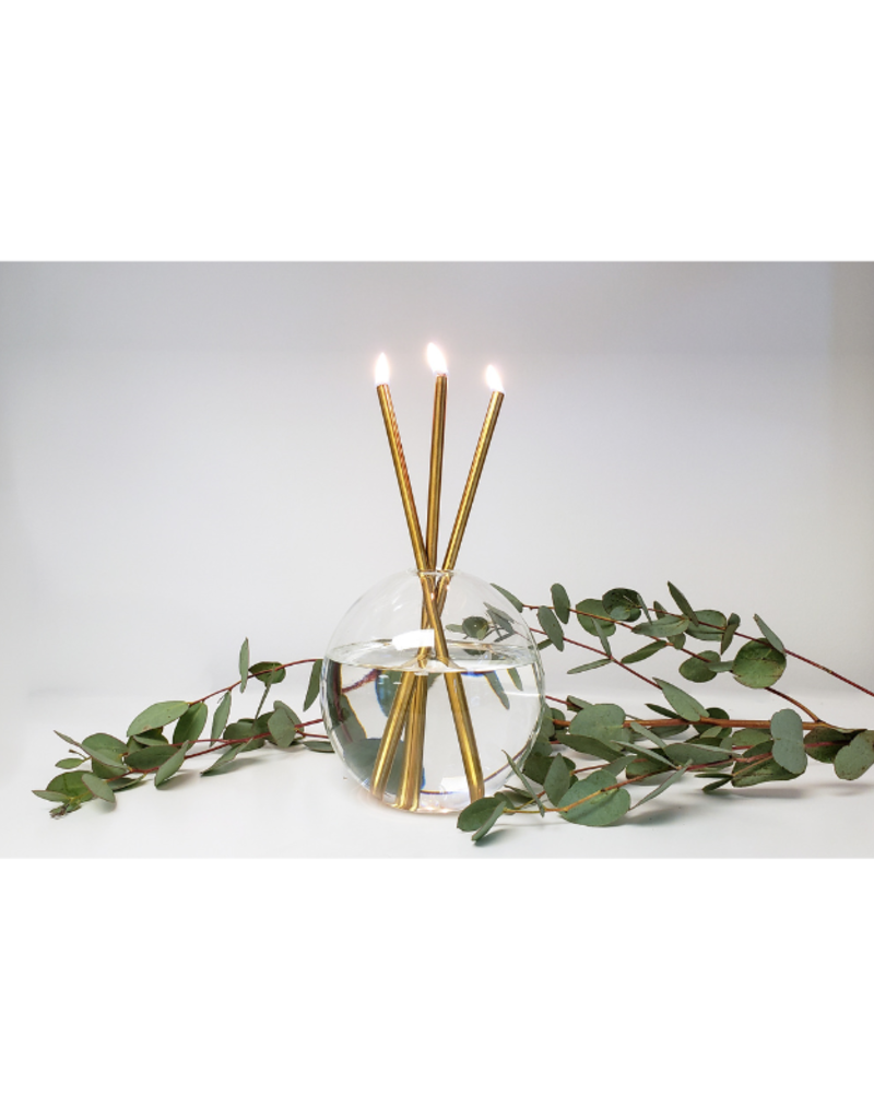 Everlasting Candle Co Neva Vase in Clear by Everlasting Candle Co.