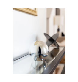 Everlasting Candle Co Neva Vase in Silver Metallic by Everlasting Candle Co.