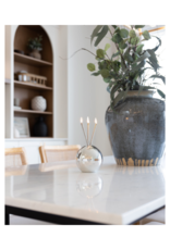 Everlasting Candle Co Neva Vase in Silver Metallic by Everlasting Candle Co.