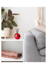 Everlasting Candle Co Neva Vase in Red Metallic by Everlasting Candle Co.