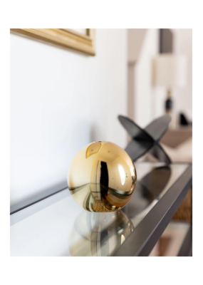 Everlasting Candle Co Neva Vase in Gold Metallic by Everlasting Candle Co.