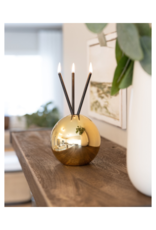 Everlasting Candle Co Neva Vase in Gold Metallic by Everlasting Candle Co.