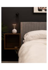 Everlasting Candle Co Neva Vase in White Marble by Everlasting Candle Co.