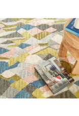 Dash & Albert Dash & Albert Hooked Wool Rug in Deer Leap Coral 2x3