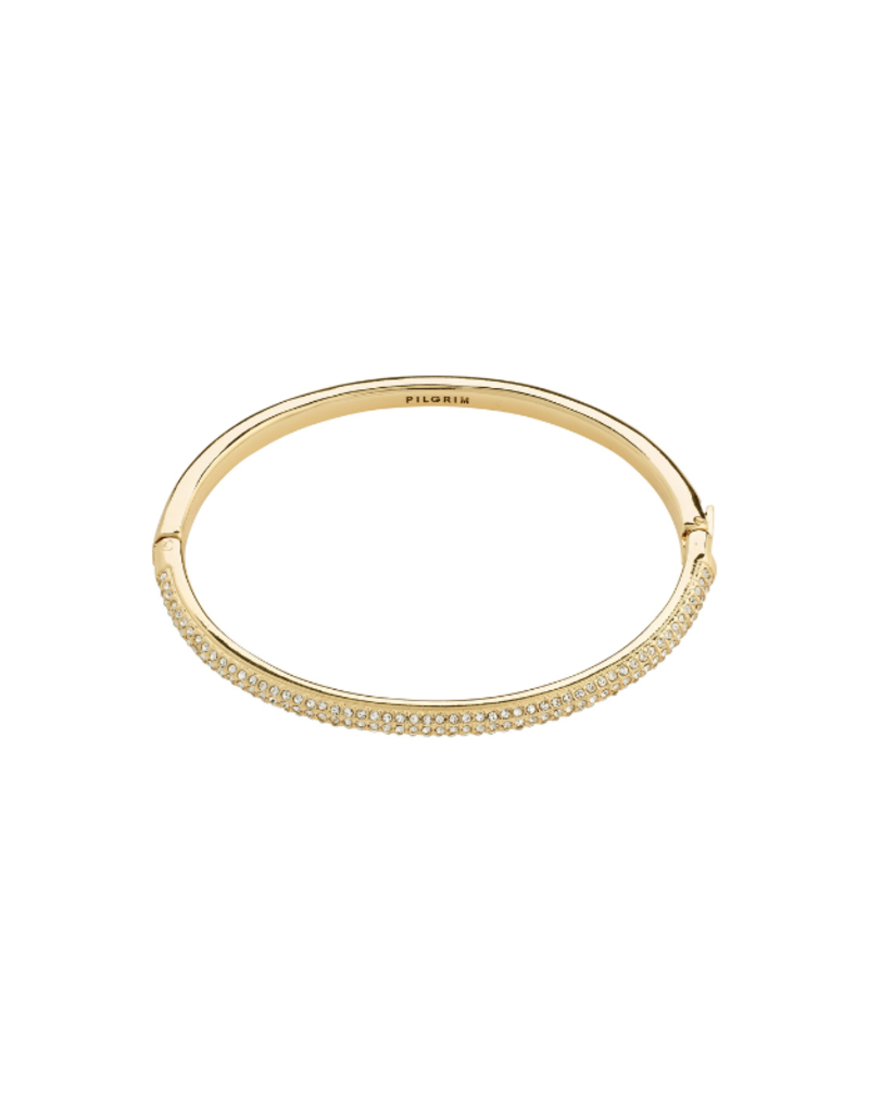 PILGRIM Focus Bangle Bracelet in Gold by Pilgrim