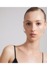 PILGRIM Focus Hoop Earrings in Silver by Pilgrim