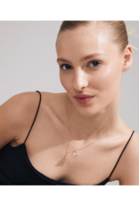 PILGRIM Focus Chain Necklace with Tri Pendant in Gold by Pilgrim