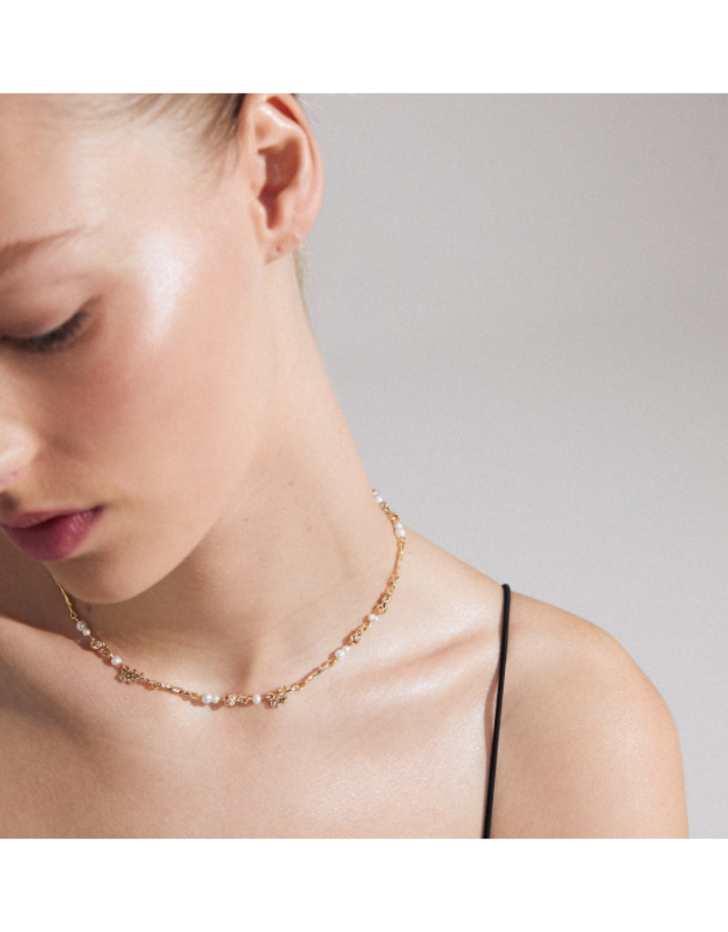 PILGRIM Focus Necklace in Gold by Pilgrim