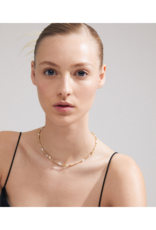 PILGRIM Focus Necklace in Gold by Pilgrim