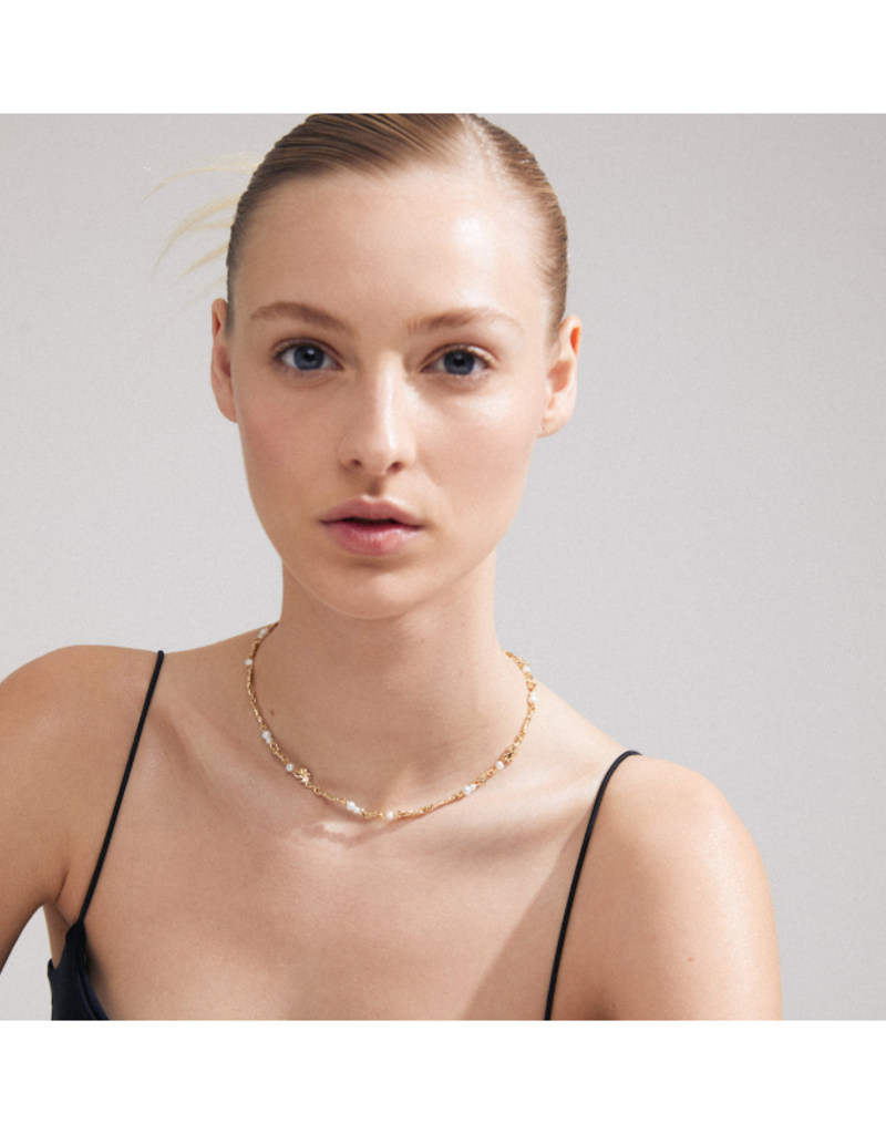 PILGRIM Focus Necklace in Gold by Pilgrim