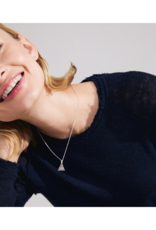 PILGRIM Focus Chain Necklace with Tri Pendant in Silver by Pilgrim