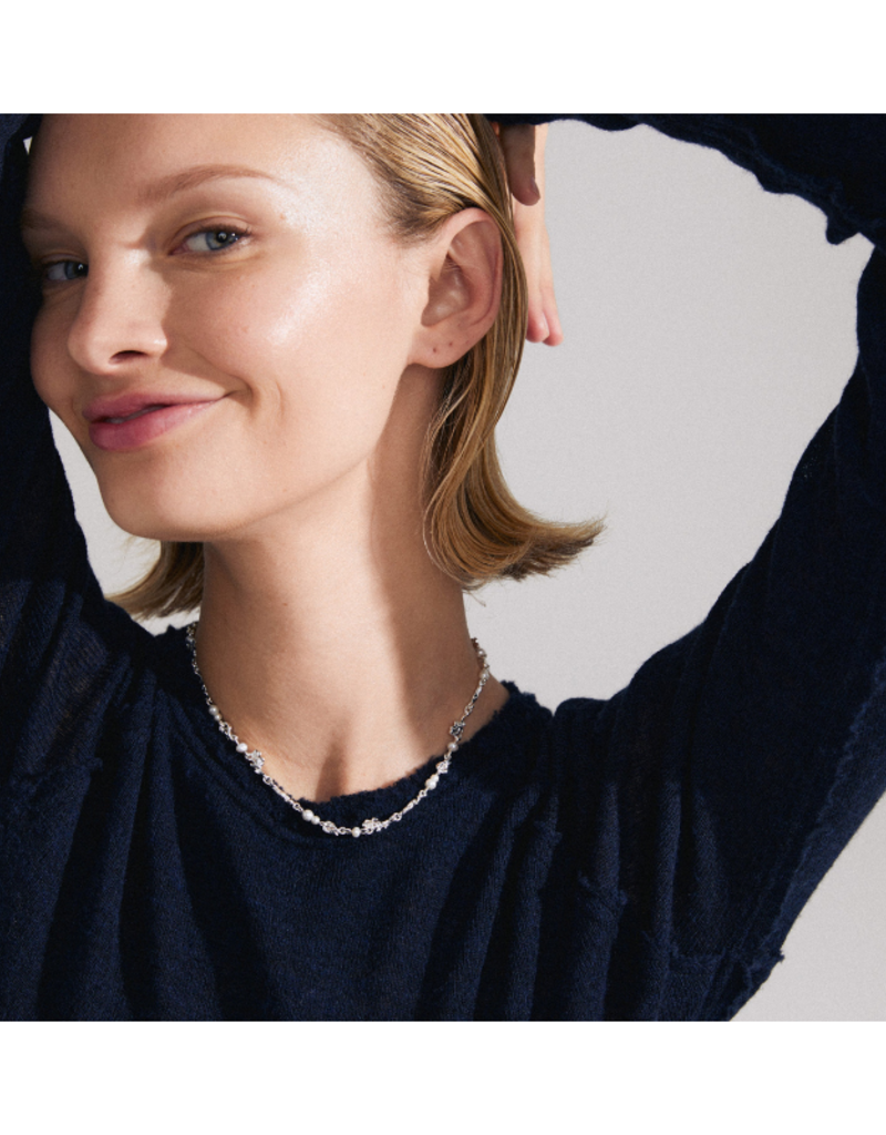 PILGRIM Focus Necklace in Silver by Pilgrim