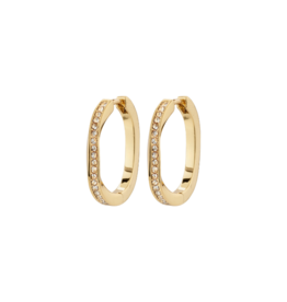 PILGRIM True Hoop Earrings in Gold by Pilgrim