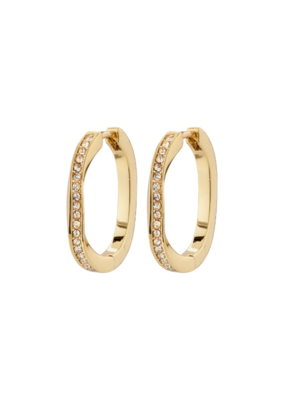 PILGRIM True Hoop Earrings in Gold by Pilgrim