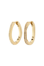 PILGRIM True Hoop Earrings in Gold by Pilgrim