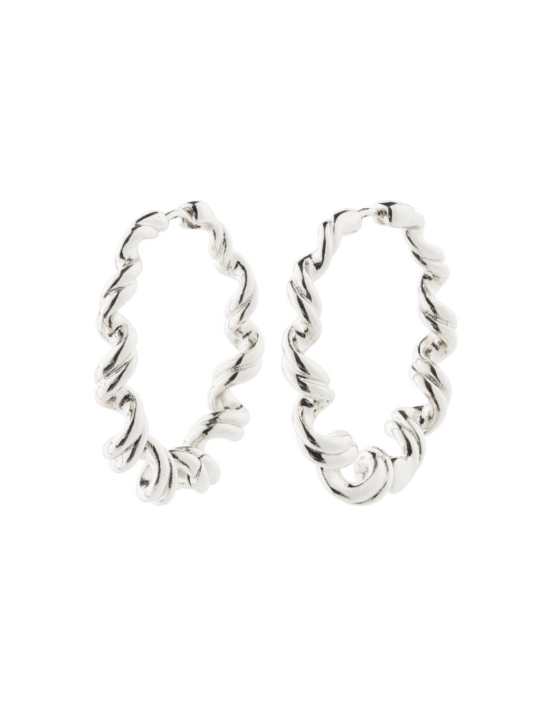 PILGRIM Larisa Earrings in Silver by Pilgrim