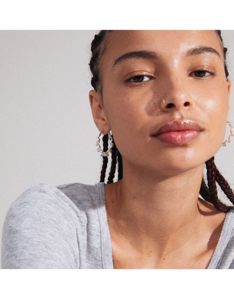 PILGRIM Larisa Earrings in Silver by Pilgrim