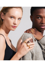 PILGRIM Asher 4-in-1 Ring Set in Gold by Pilgrim