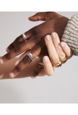 PILGRIM Asher 4-in-1 Ring Set in Gold by Pilgrim