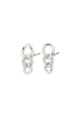 PILGRIM Wrenley Earrings in Silver by Pilgrim