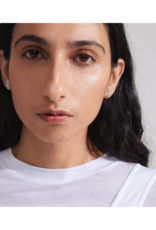 PILGRIM Wrenley Earrings in Silver by Pilgrim