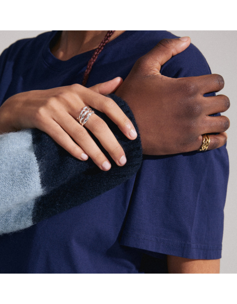 PILGRIM Penelope Ring in Gold by Pilgrim