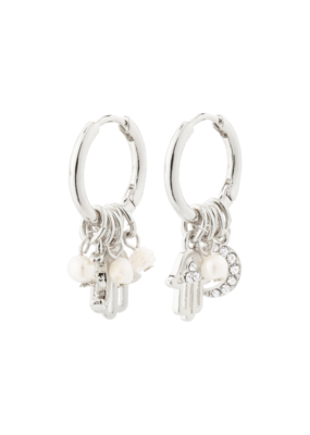 PILGRIM Prucence Earrings in Silver by Pilgrim