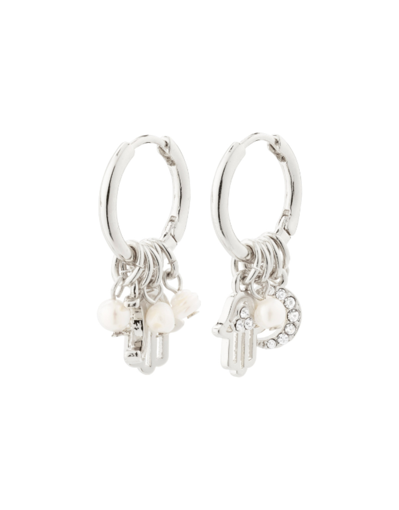 PILGRIM Prucence Earrings in Silver by Pilgrim