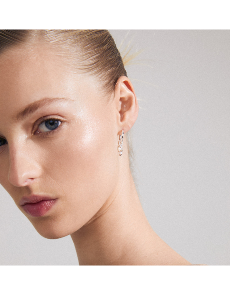PILGRIM Prucence Earrings in Silver by Pilgrim