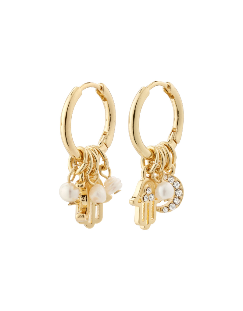 PILGRIM Prucence Earrings in Gold by Pilgrim
