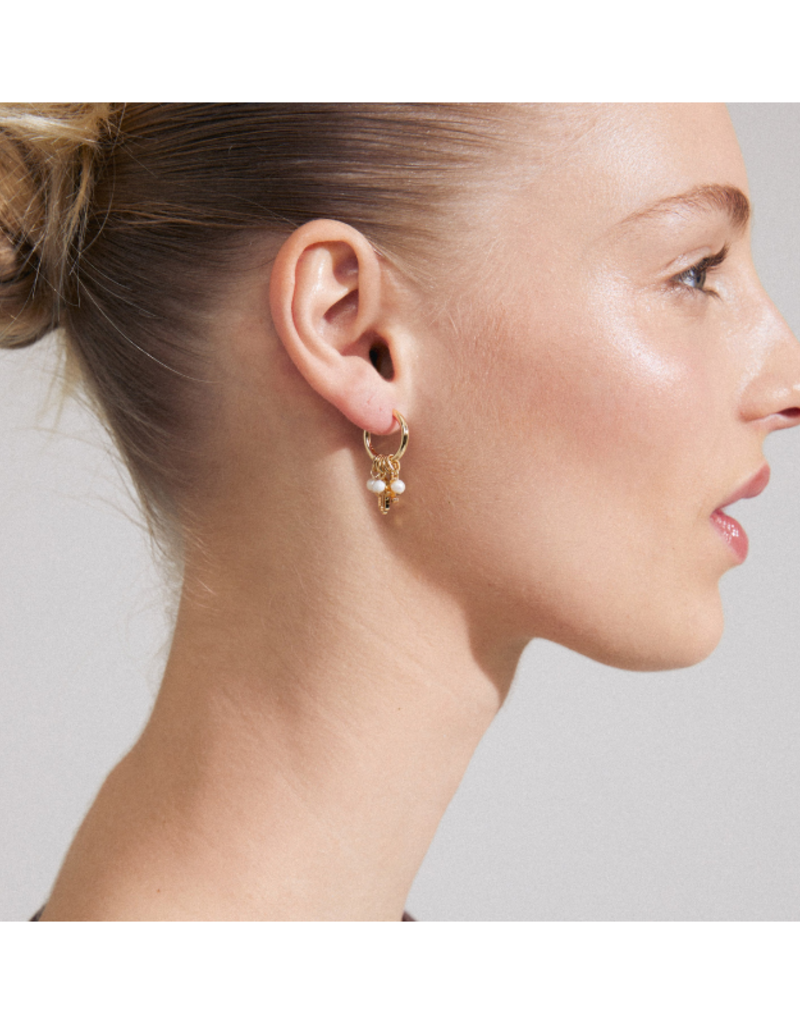 PILGRIM Prucence Earrings in Gold by Pilgrim