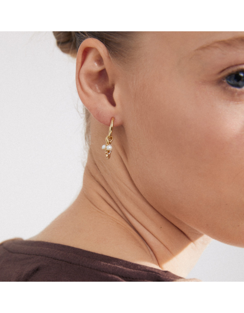 PILGRIM Prucence Earrings in Gold by Pilgrim