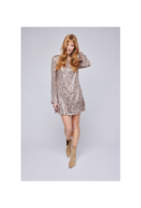 Gentle Fawn LAST ONE - XL - Zadie Dress in Copper Sequin by Gentle Fawn